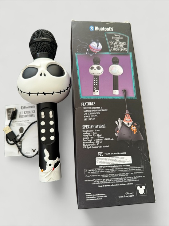 Disney Other - Karaoke Microphone 🎤 The Nightmare Before Christmas